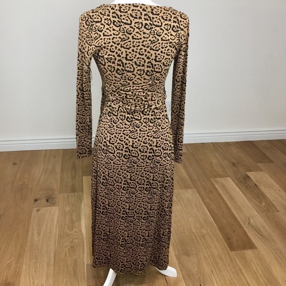 Good American Daynight Long Sleeve Midi Wrap Dress Size 0 (XS) - Picture 7 of 11